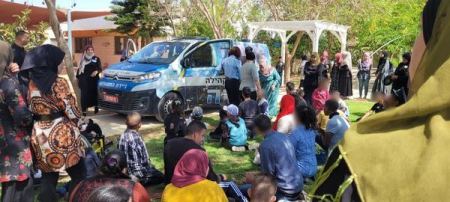 عرض مميز لطلاب مدرسة ذوي الاحتياجات الخاصة في حورة بالنقب